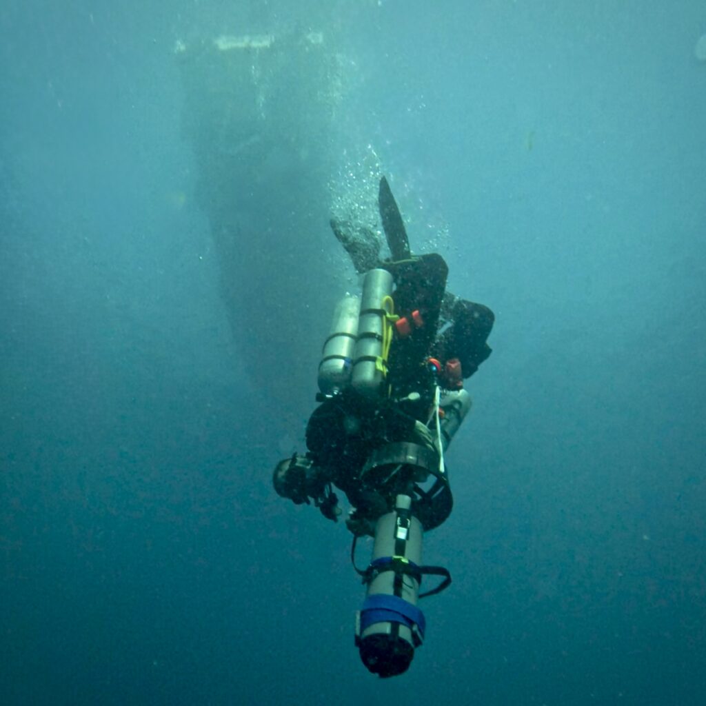 1/4 Mile Mouthpiece Drop - Tec Diving in Pattaya